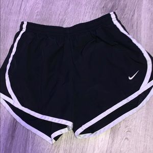 black nike shorts